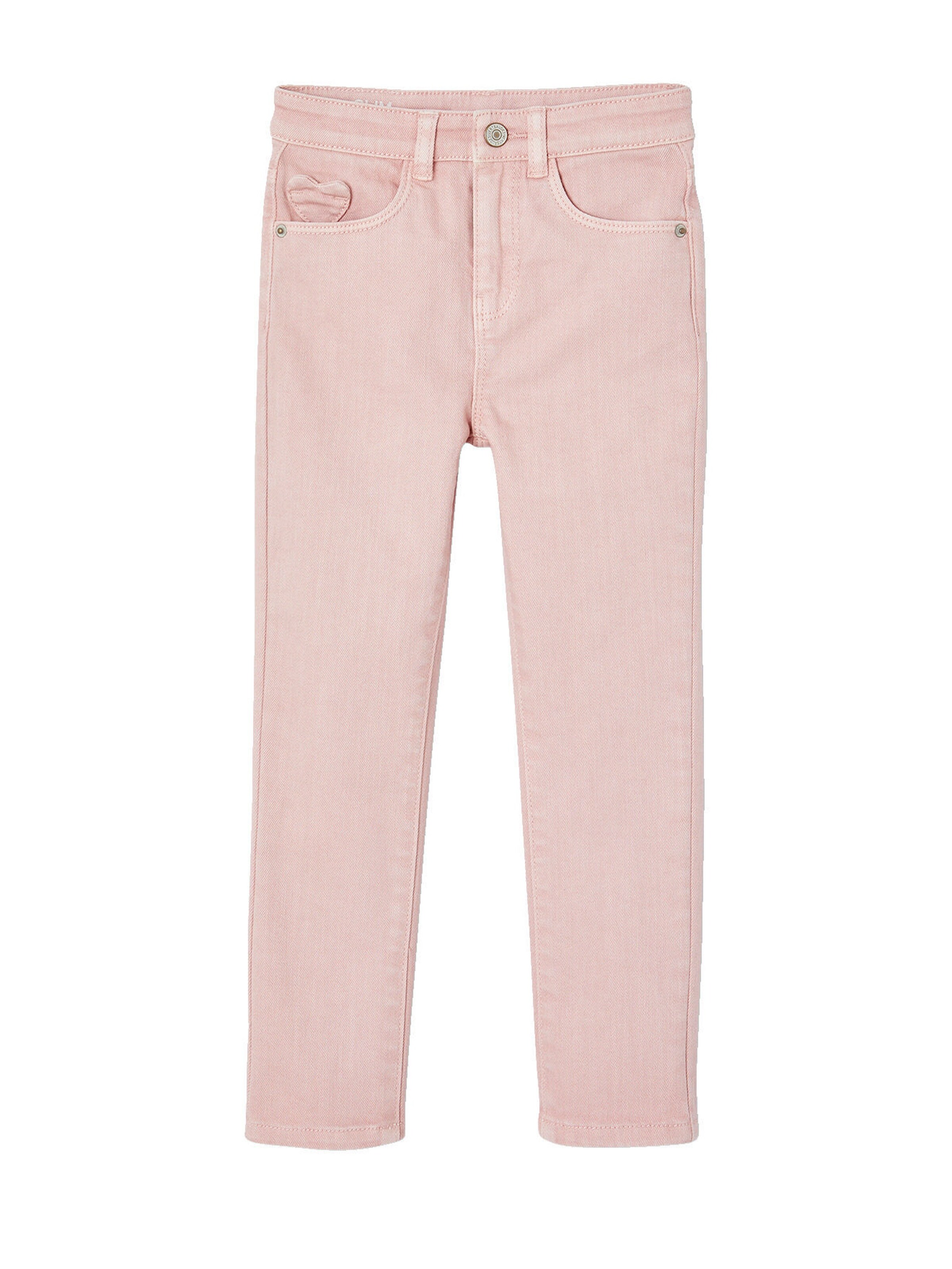Vertbaudet Mädchen Slim-Hose, Hüftweite SLIM pudrig rosa