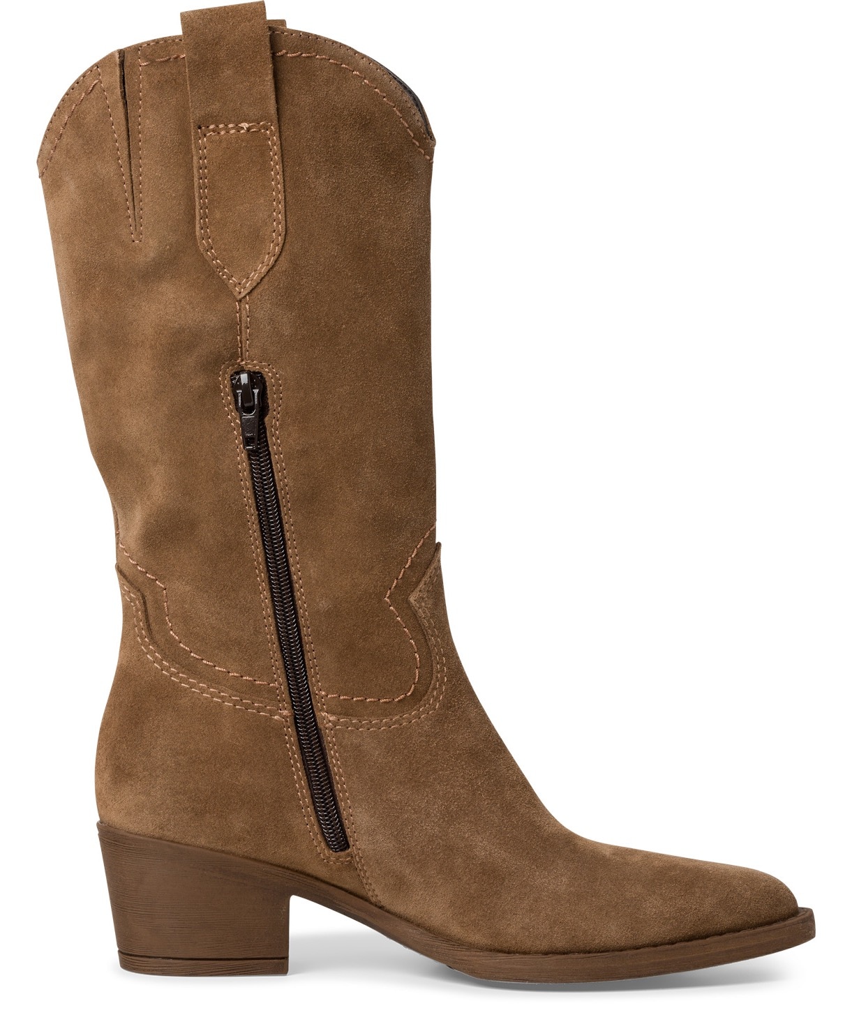 Tamaris Westernstiefel  , Blockabsatz, Cowboystiefel in spitzer Form