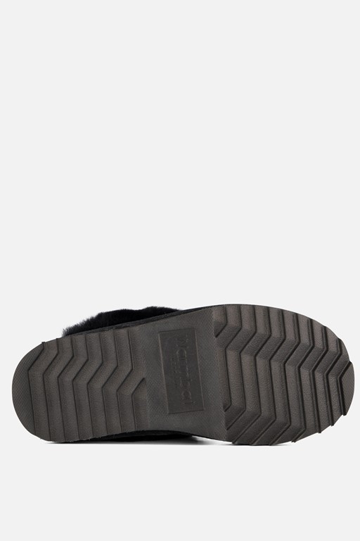 Warmbat Flurry Pantoffels zwart Suede