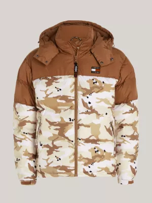 Jaqueta puffer Alaska com estampa total