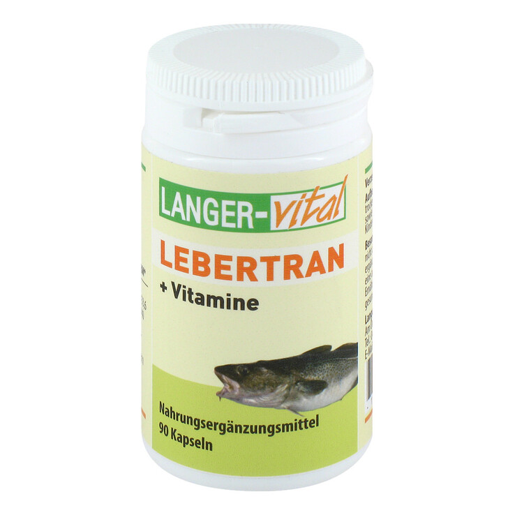 Lebertran + Vitamine A und D3 Kapseln, 90 St