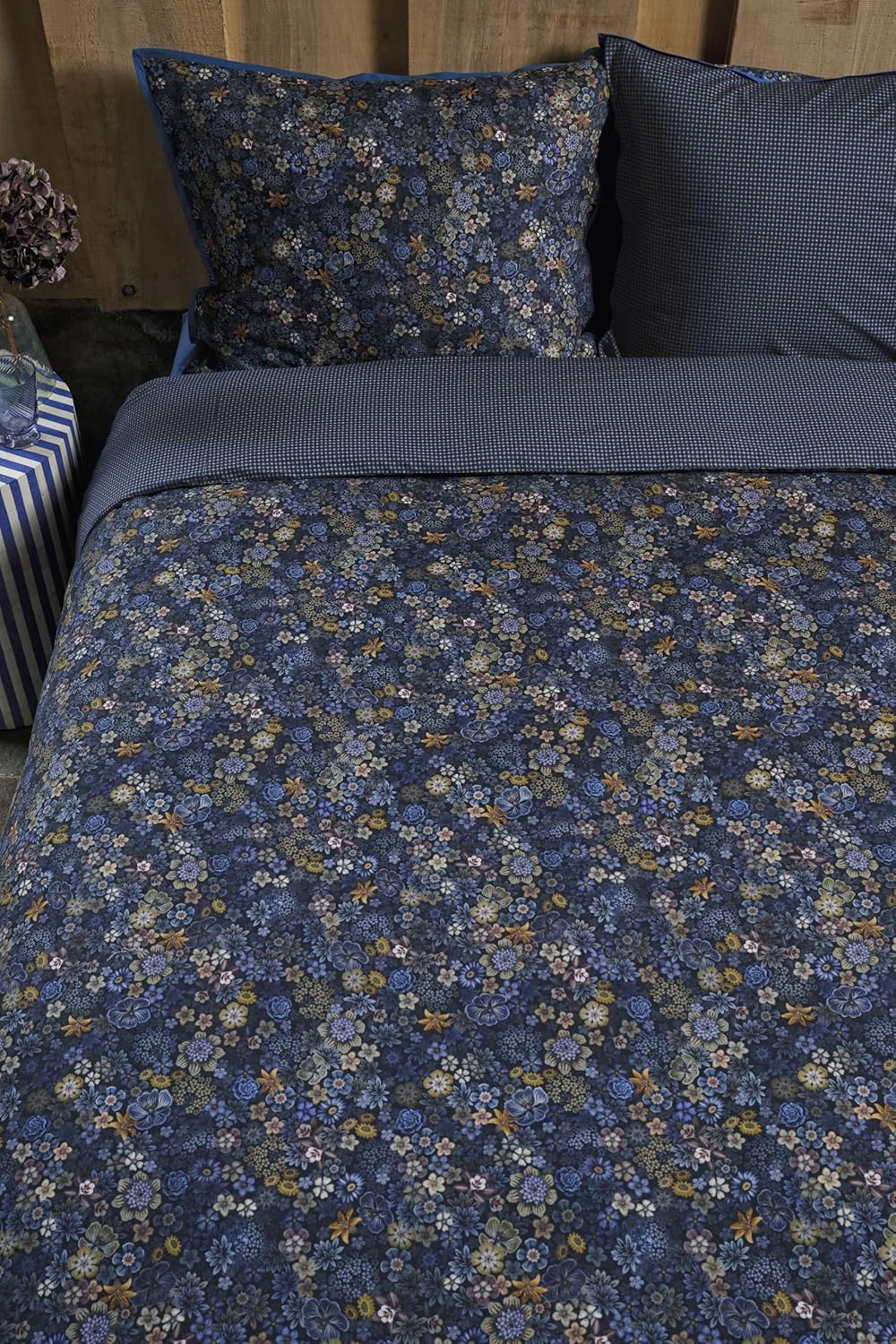 Pip Studio Bettbezug-Set Tutti i Fiori Dunkelblau 155x220cm