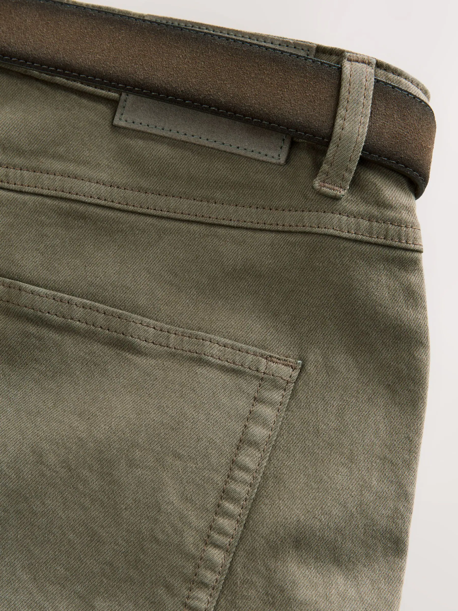 Lichtbruin - Straight fit - Signature jeans met ceintuur