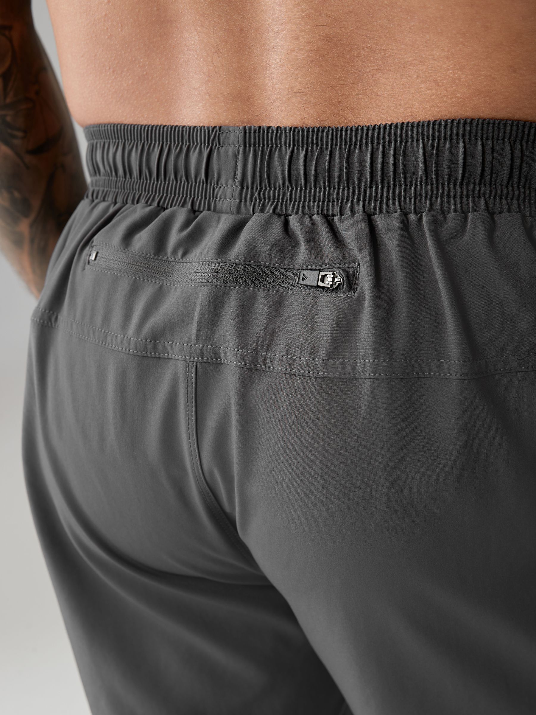 Leisteen grijs - 7 inch - Active sportschoolshort
