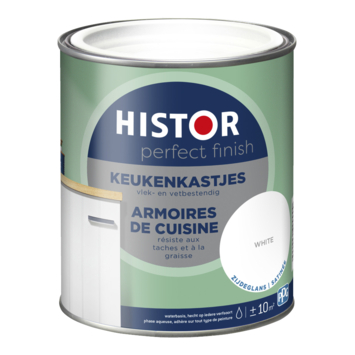 Histor Perfect Finish keukenkastjes binnenlak zijdeglans 7000 wit 750 ml