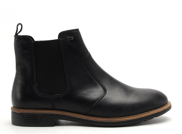 Tbs boots bottine plates femme cecilia noir