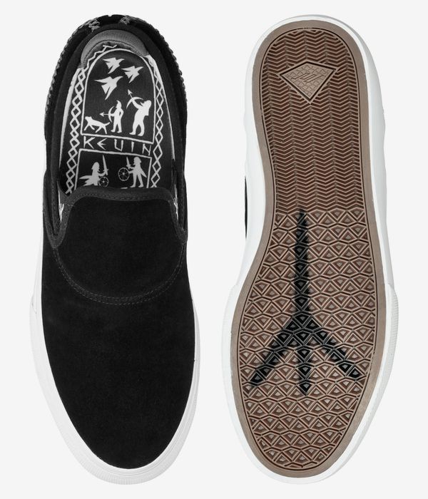 Emerica Wino G6 Slip-On Schuh (black white white)