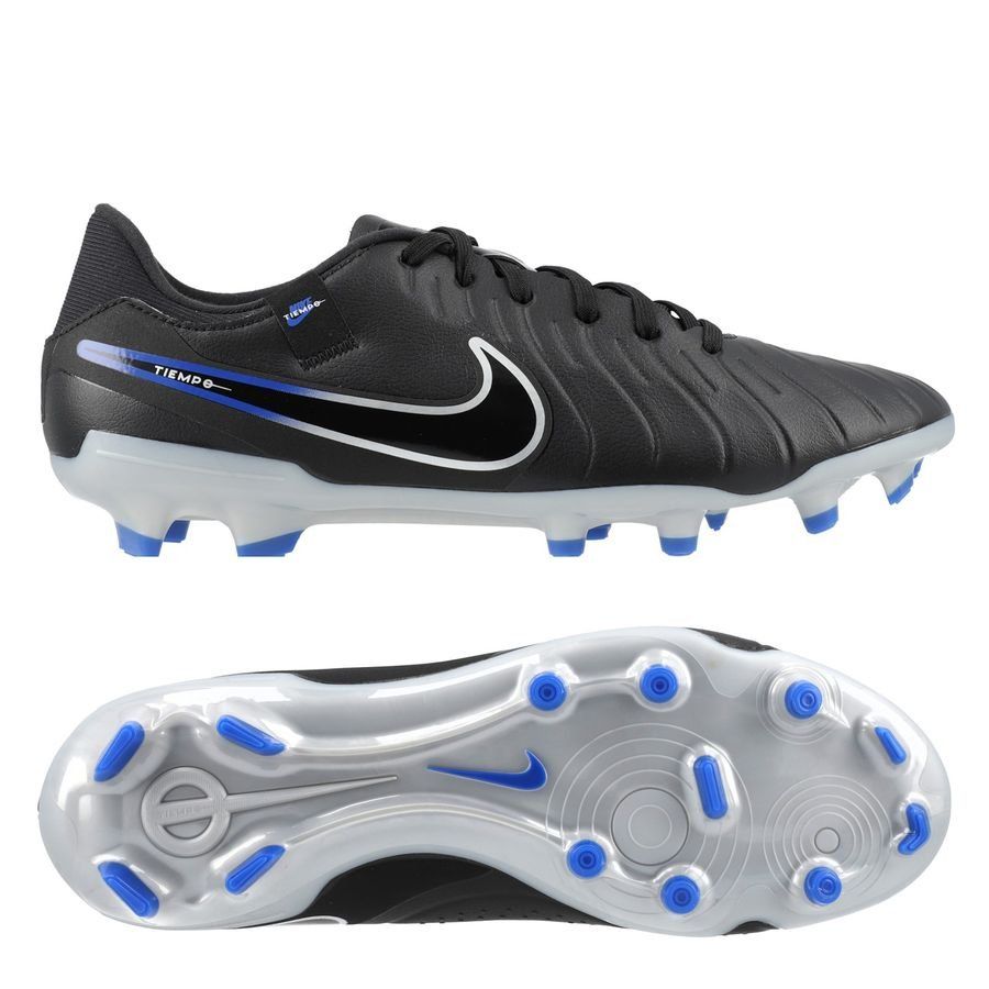 Nike Tiempo Legend 10 Academy MG Shadow - Noir/Chrome/Bleu