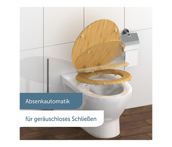 WC-Sitz »Bambus« mit Absenkautomatik