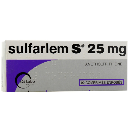 Sulfarlem 12,5 mg ou 25 mg - Comprimés