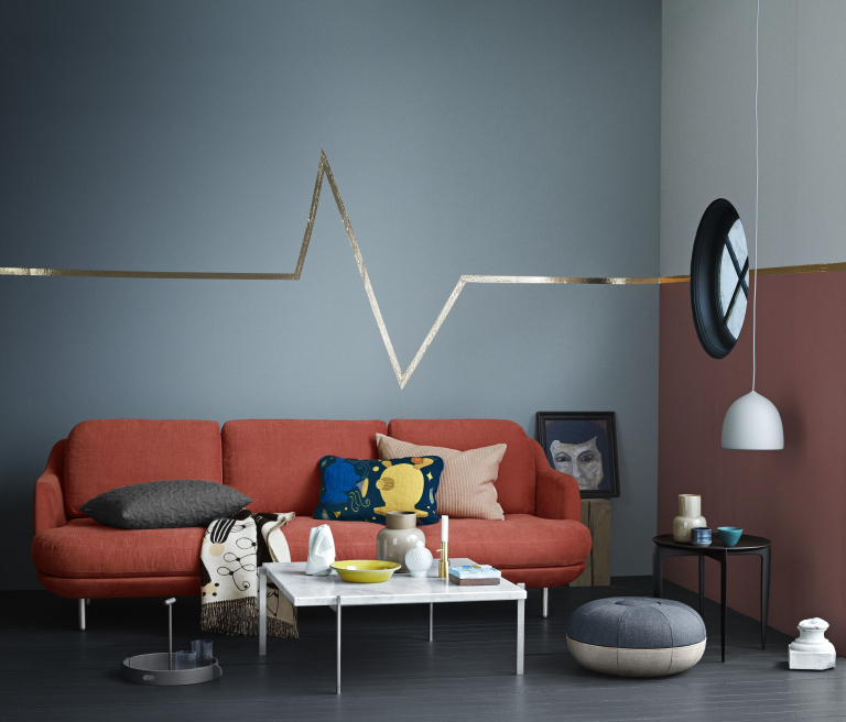 Fritz Hansen Lune bank 3-zits Gingersnap