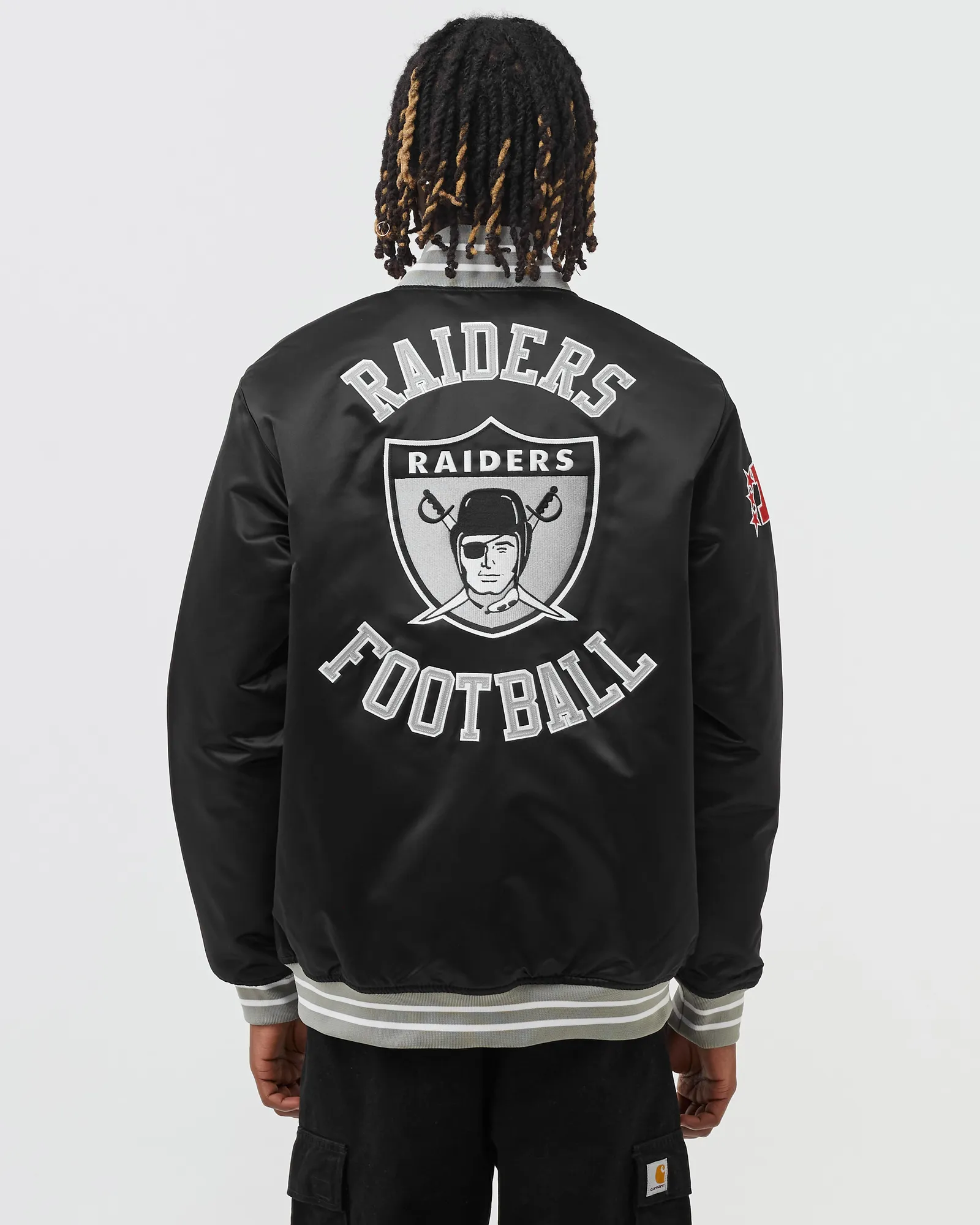 Mitchell & Ness NFL Heavyweight Satin Jacket OAKLAND RAIDERS