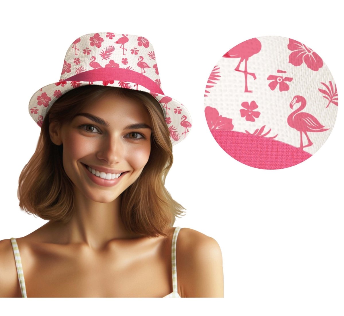 Flamingo Hoed Roze