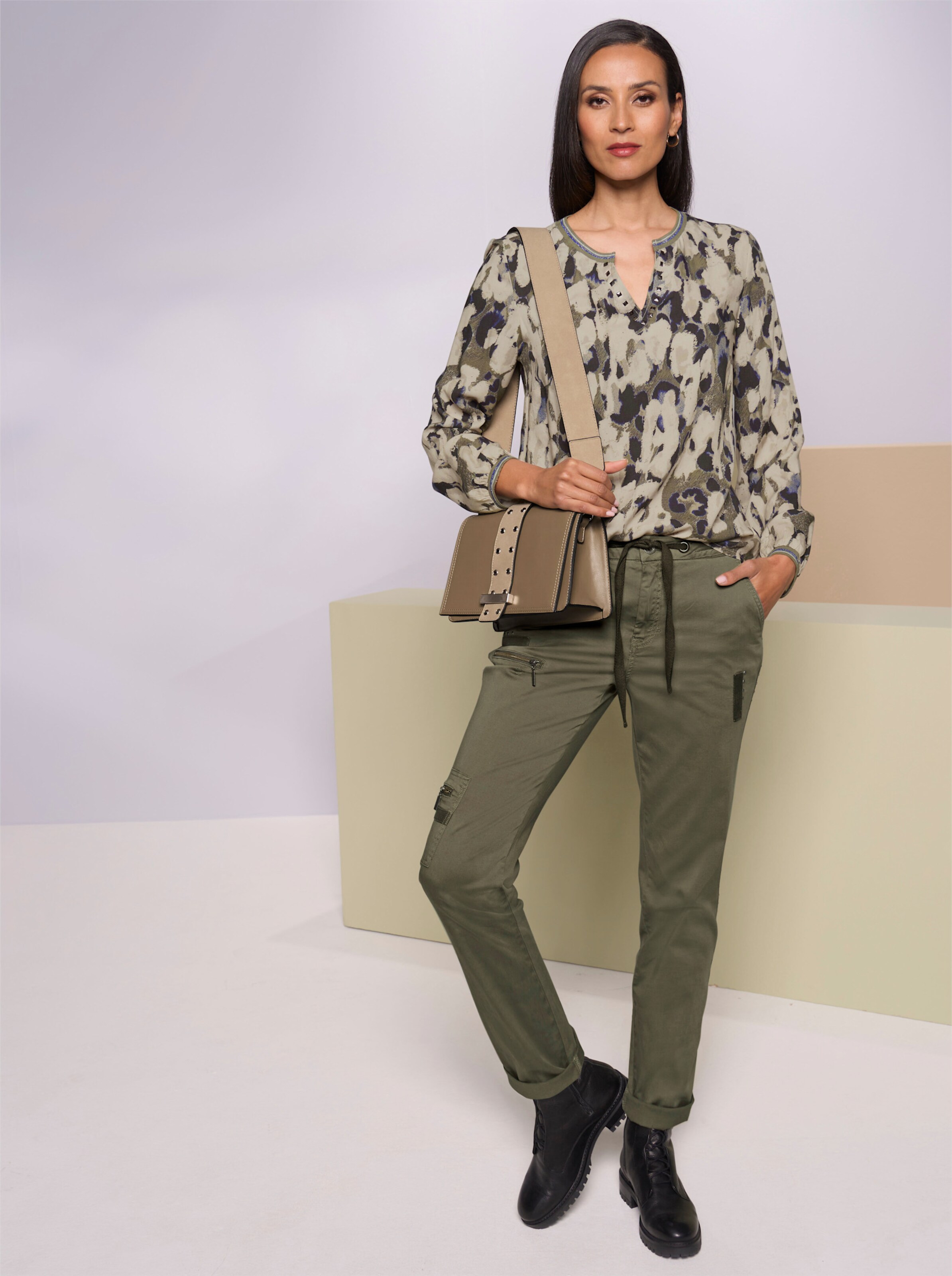 Druckbluse