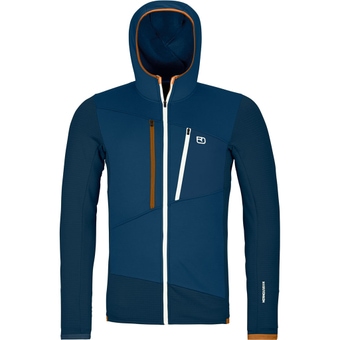 Ortovox Fleece Grid Hoody Fleecejacke Deep Ocean Herren