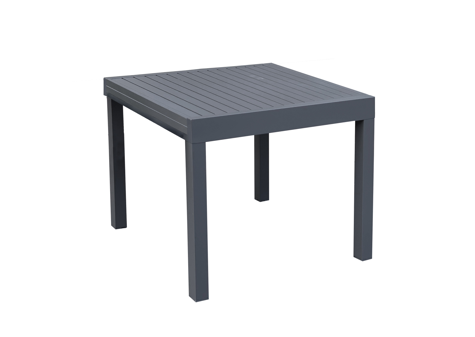 7-teilige Tischgruppe ELENA 02 - anthrazit - Aluminium