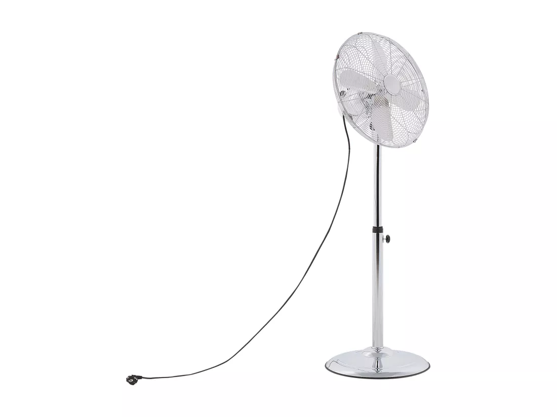 Ventilateur sur pied TRENT Argenté