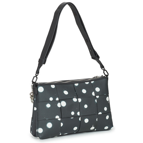 Desigual - NEW SPLATTER DORTMUND MAXI - Noir/Blanc