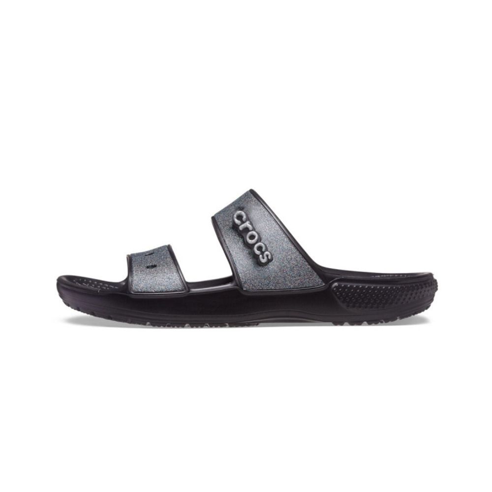 Crocs CLASSIC CROC GLITTER II - Sandales Femme black