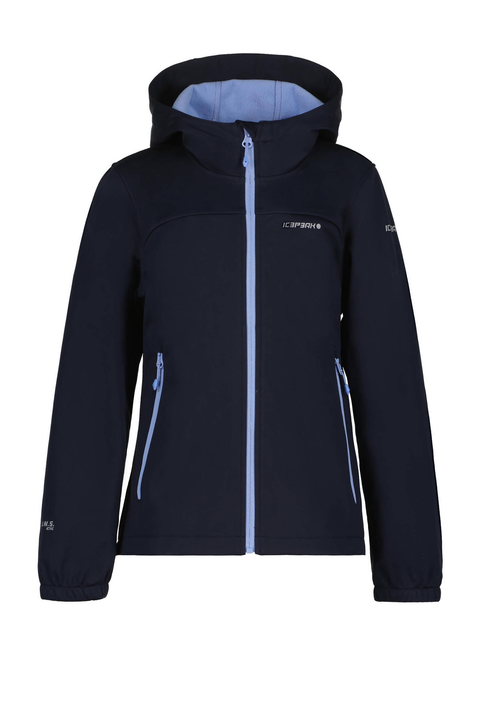 Icepeak softshell jack Kleve donkerblauw/lichtblauw