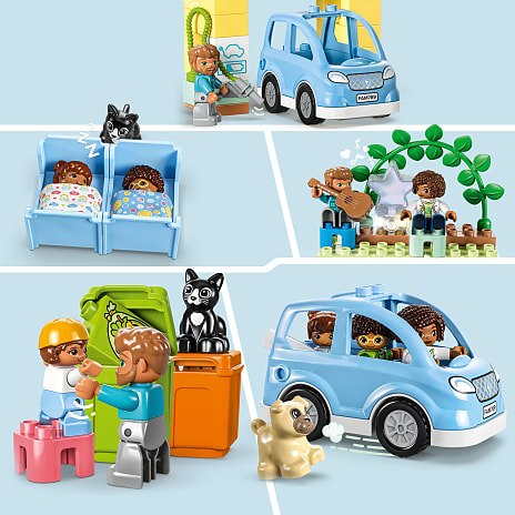 LEGO® DUPLO® By-sæt 3-i-1-familiehus 10994