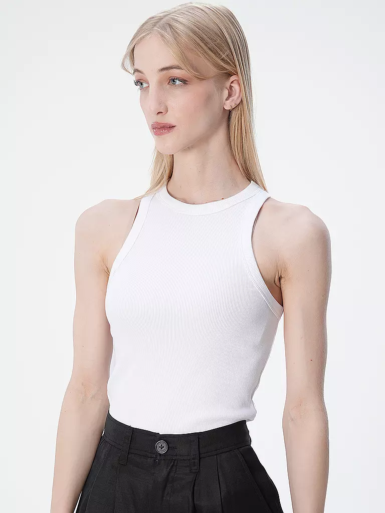ANINE BING Top EVA weiss