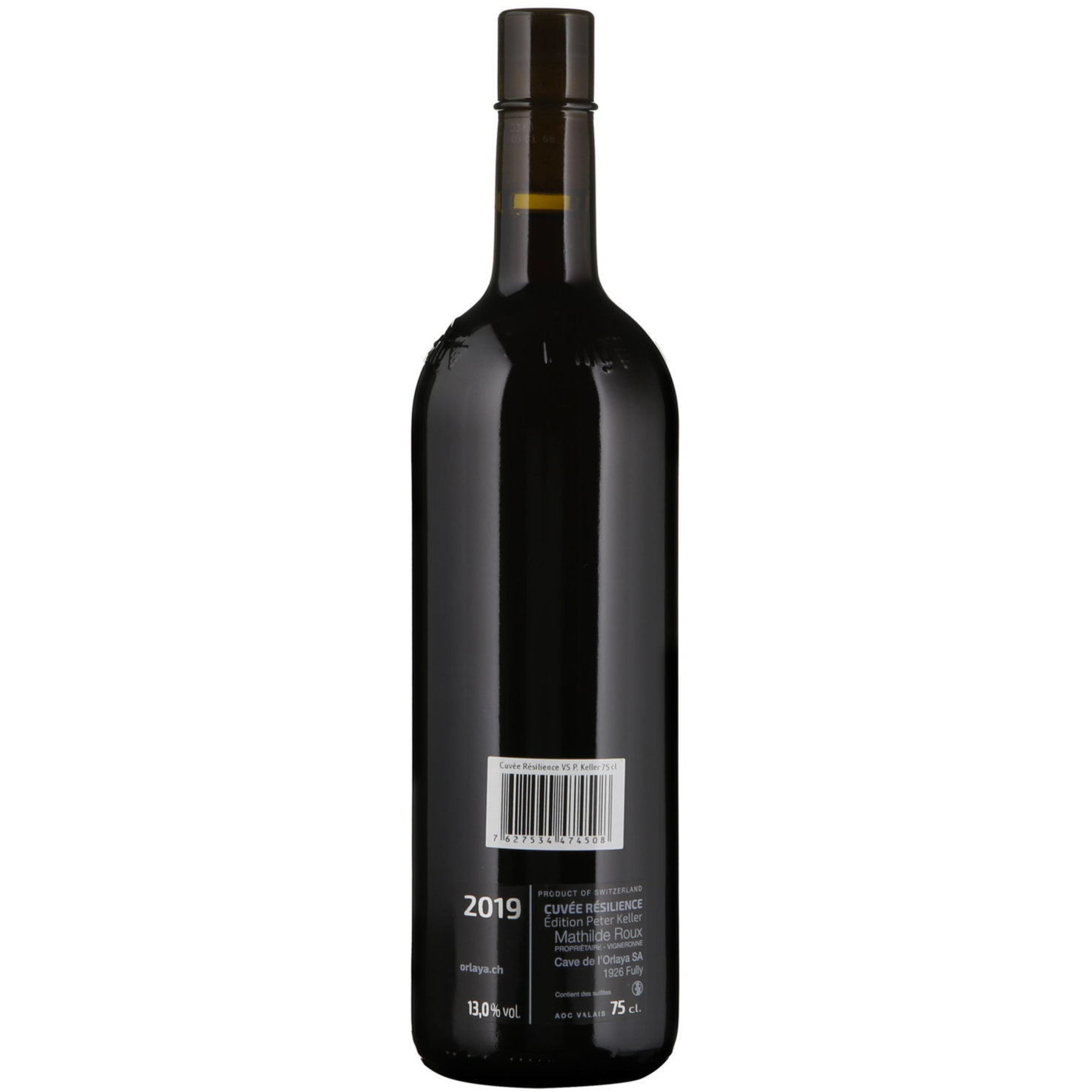 Valais AOC Cuvée Résilience Cave de l'Orlaya -75cl