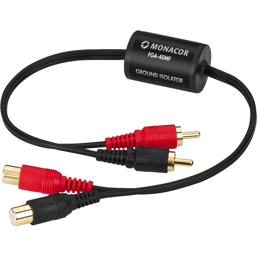 Monacor FGA-40MF RCA groundloop isolator