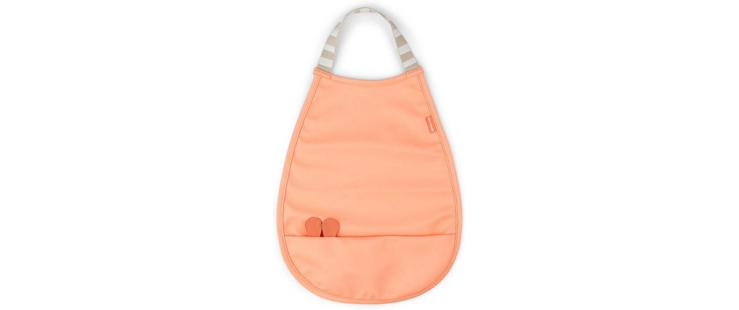 Lätzchen Pull-over Raffi Koralle 35 x 26.5 cmLätzchen mit wasserabweisender Oberfläche