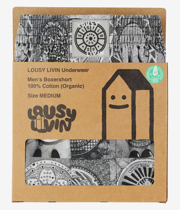 Lousy Livin x Sigilo Boxershorts (white)