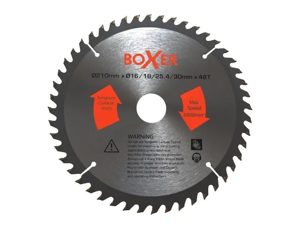 Boxer® rundsavsklinge Ø210 x Ø16/18/25,4/30 mm 48 tænder