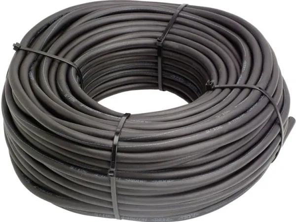 AS Schwabe 10020 Installationskabel H07RN-F 3 x 2.5 mm² Sort 50 m