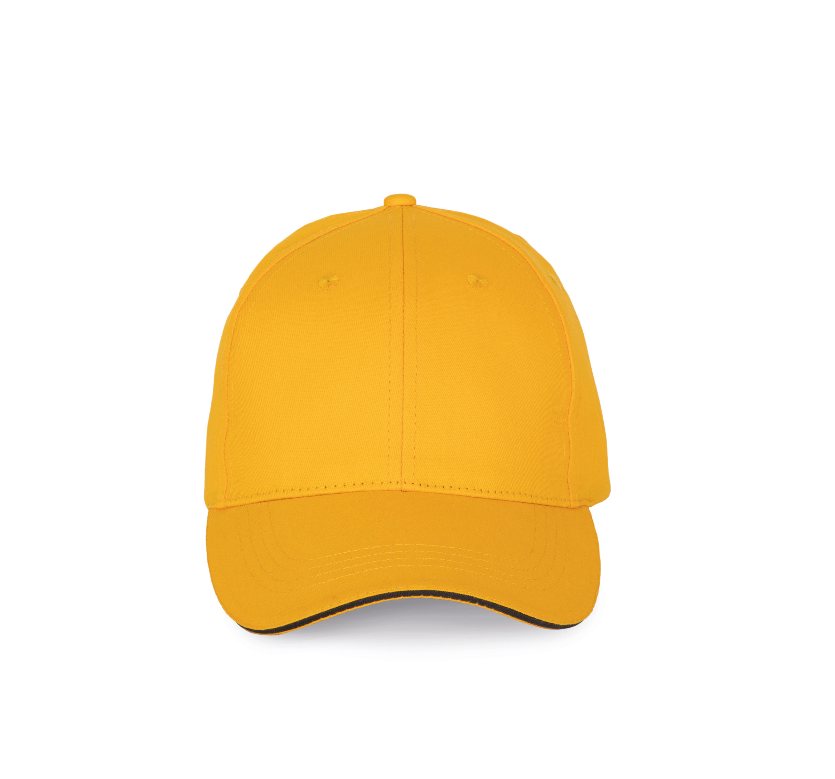 K-up KP191 - Casquette avec visière sandwich contrastée - 6 panneaux