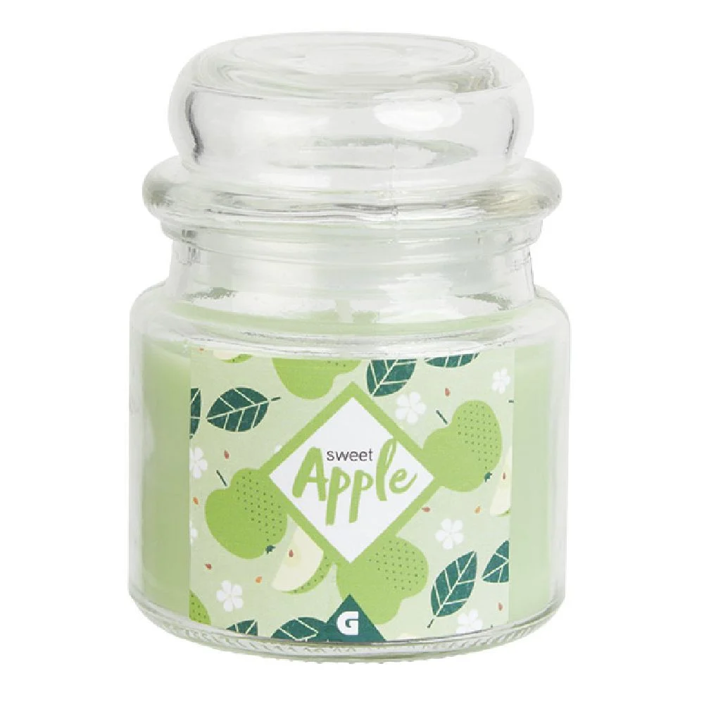 Bougie parfumée dans bocal en verre x3