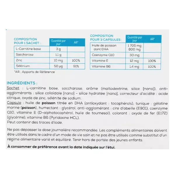 Granions Conceptio Fertilidade Masculina 90 cápsulas e 30 sachês