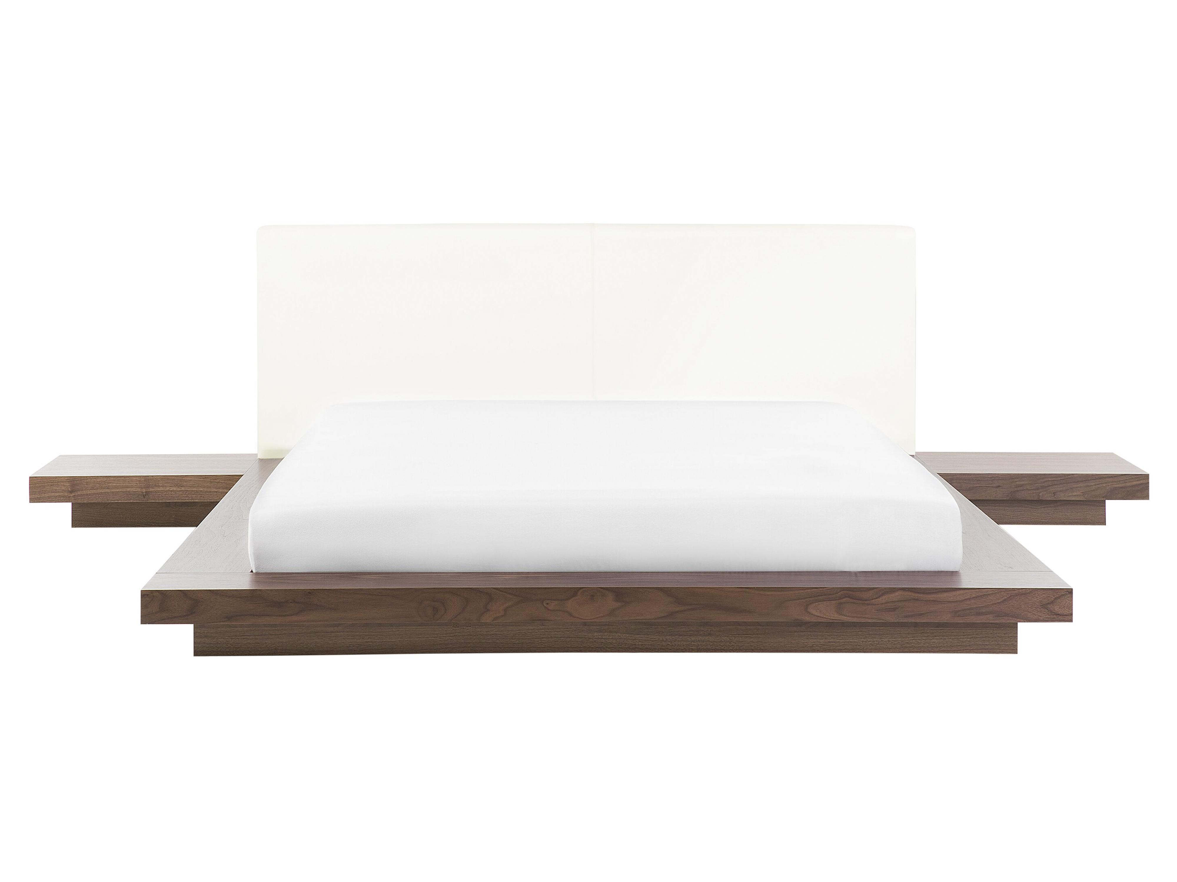 Bed ZEN 160 x 200 cm Bruin essenhout