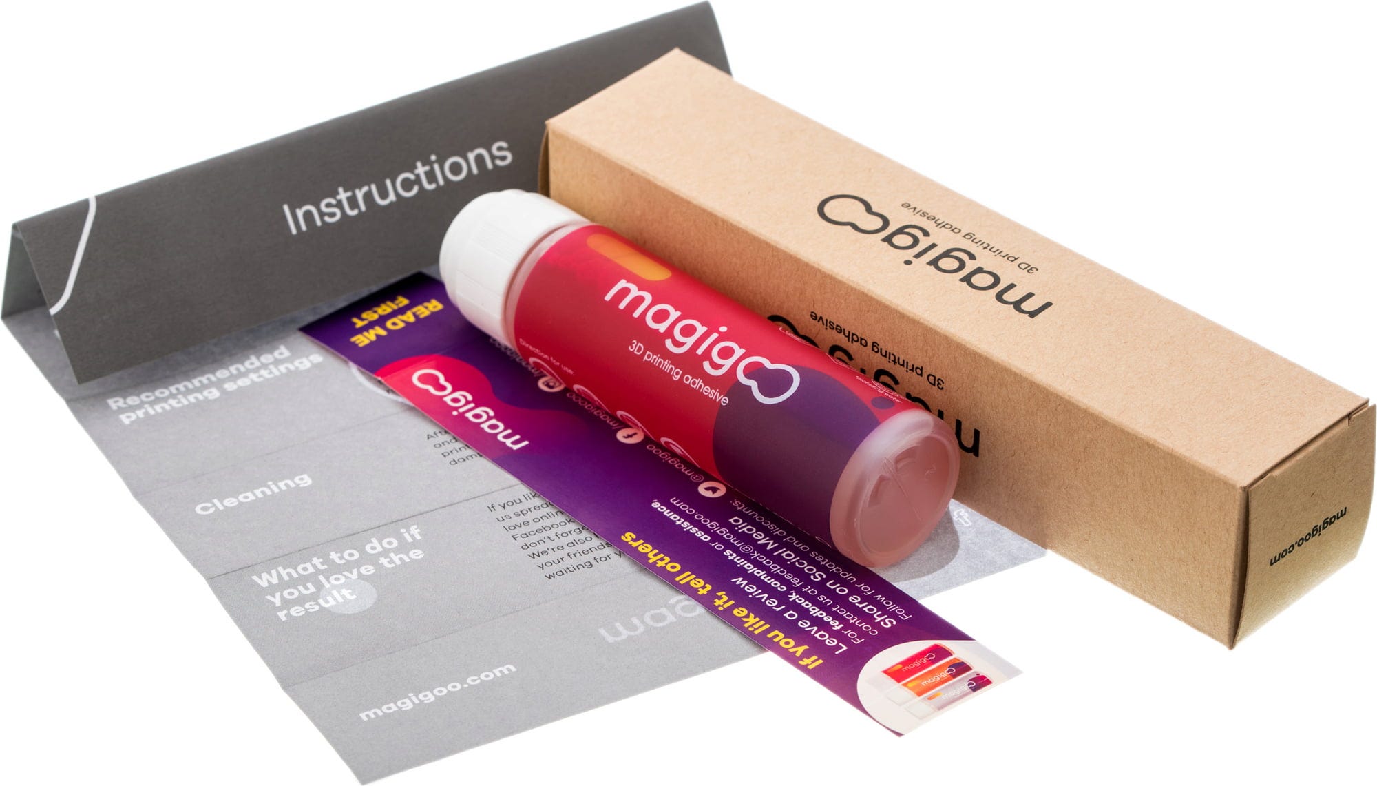 Magigoo  3D Klebestift, 50 ml    Kein Verzug der ersten Schicht mit Magigoo