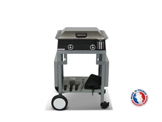 Pack plancha électrique PlanchaElec Classic 600 Carbon - Chariot Monce