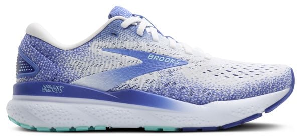 Chaussures Running Brooks Ghost 16 Blanc/Bleu Femme