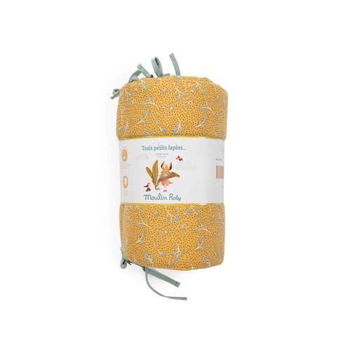 Tour de Lit Trois Petits Lapins Ocre 180x33 cm - MOULIN ROTY
