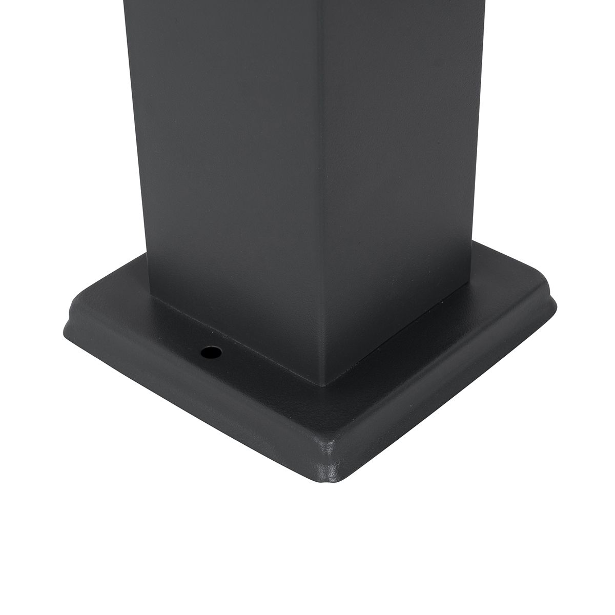 Buitenlamp donkergrijs 45 cm met stopcontact IP44 - Malios