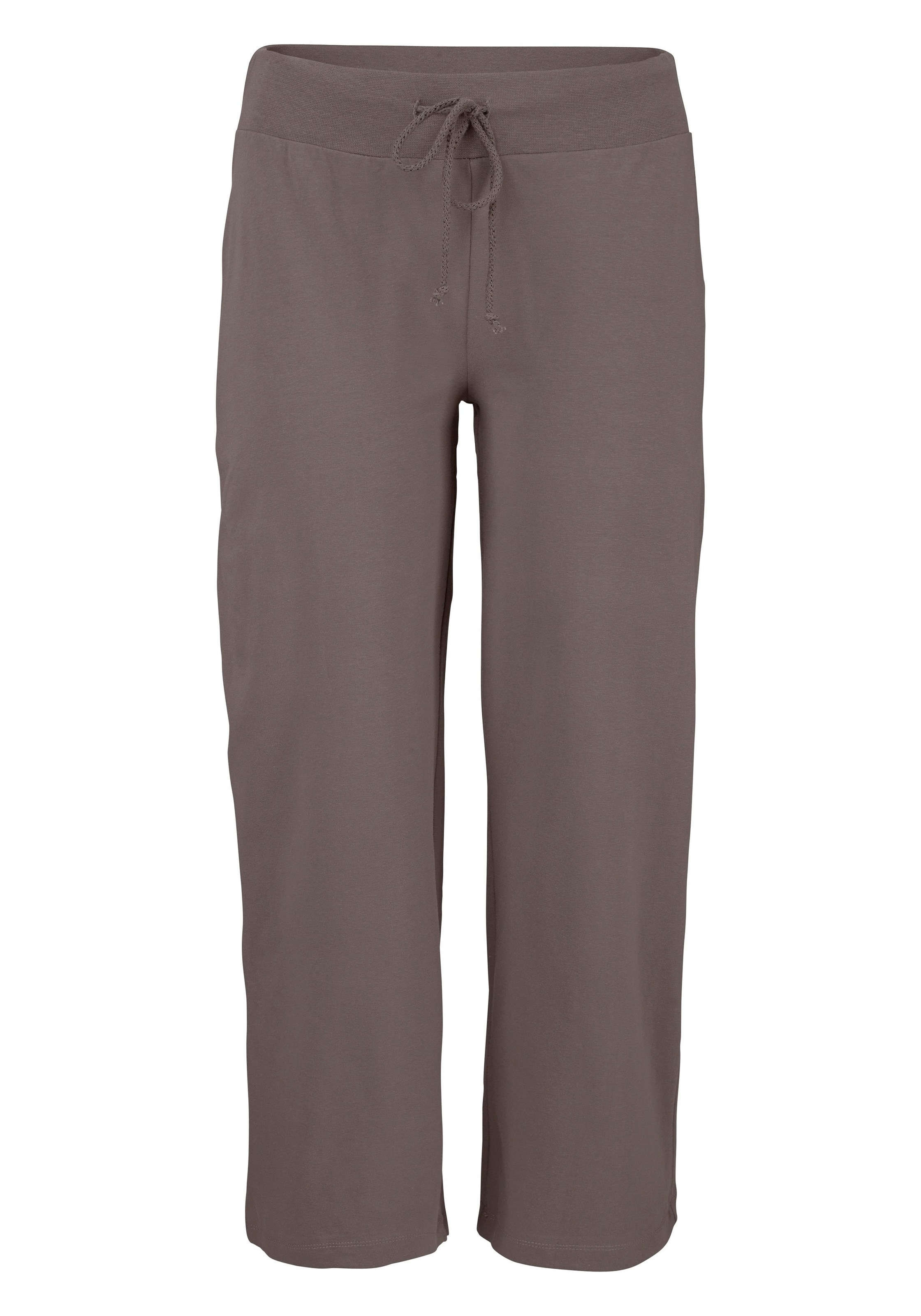 Beachtime 7/8-Strandhose  aus weichem Jersey, Wide-Leg, Jogginghose, Relaxhose