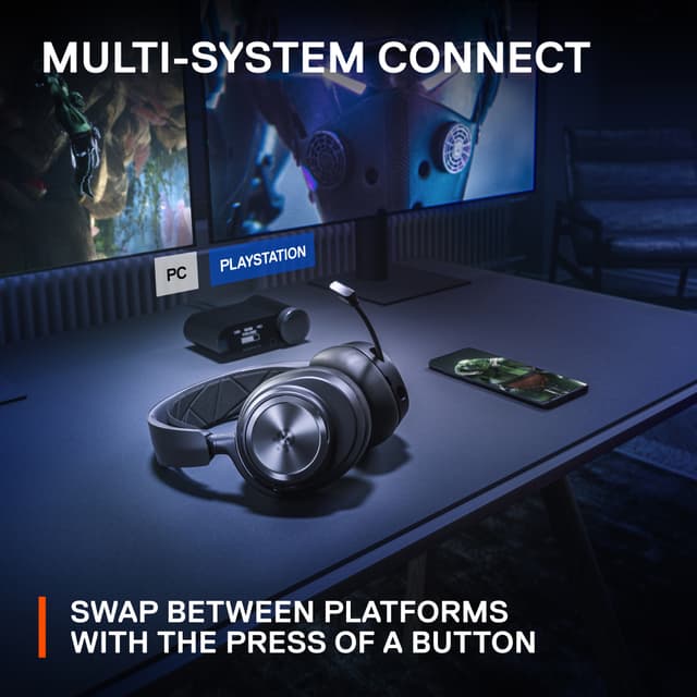 SteelSeries Arctis Nova Pro trådløst gaming headset (til PS5, sort)