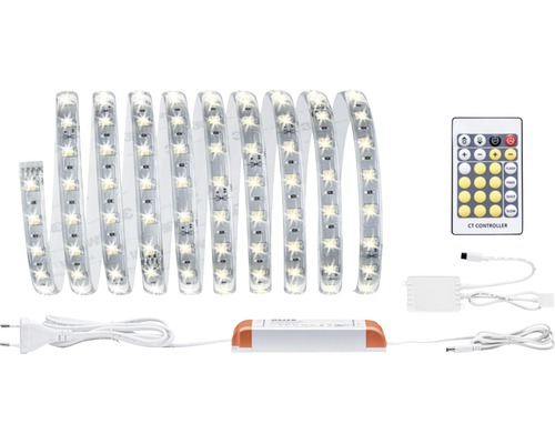 MaxLED Ready-to-use strip basisset, dimbaar, 3 m, 1740 lm, 2700-6500 K, Tunable White, 180 gecoate LED's + 24V afstandsbediening, Smart Home compatibel na uitbreiding