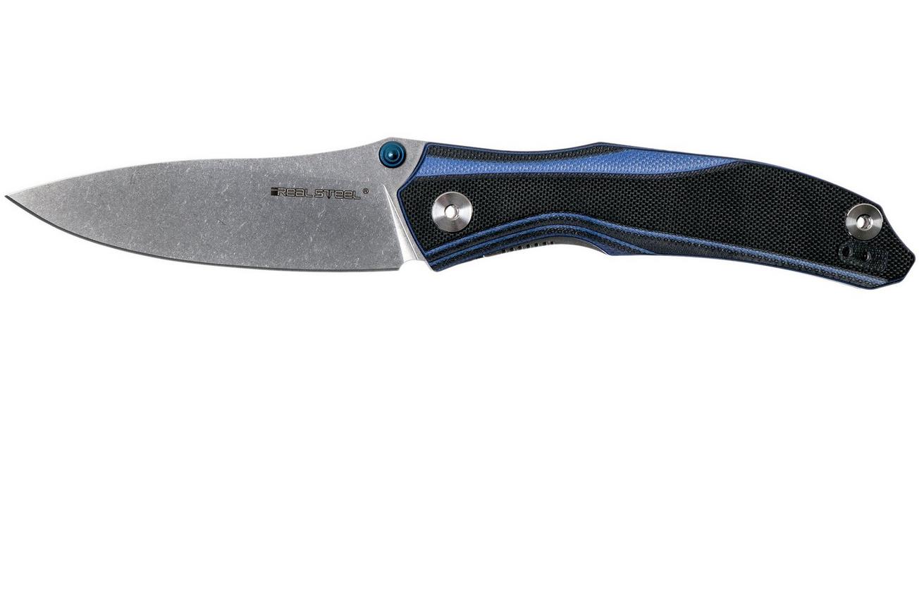 Real Steel Horus E802 Black/Blue 7432, zakmes