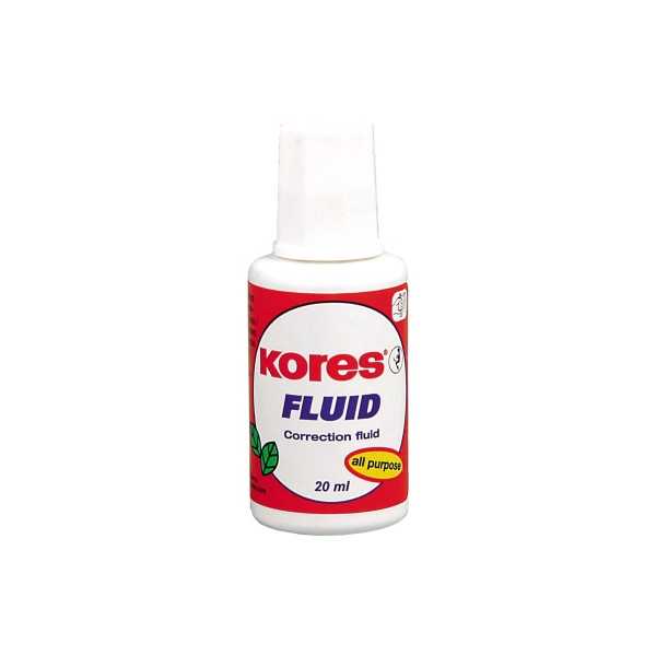 Korrekturflüssigkeit 20ml weiß