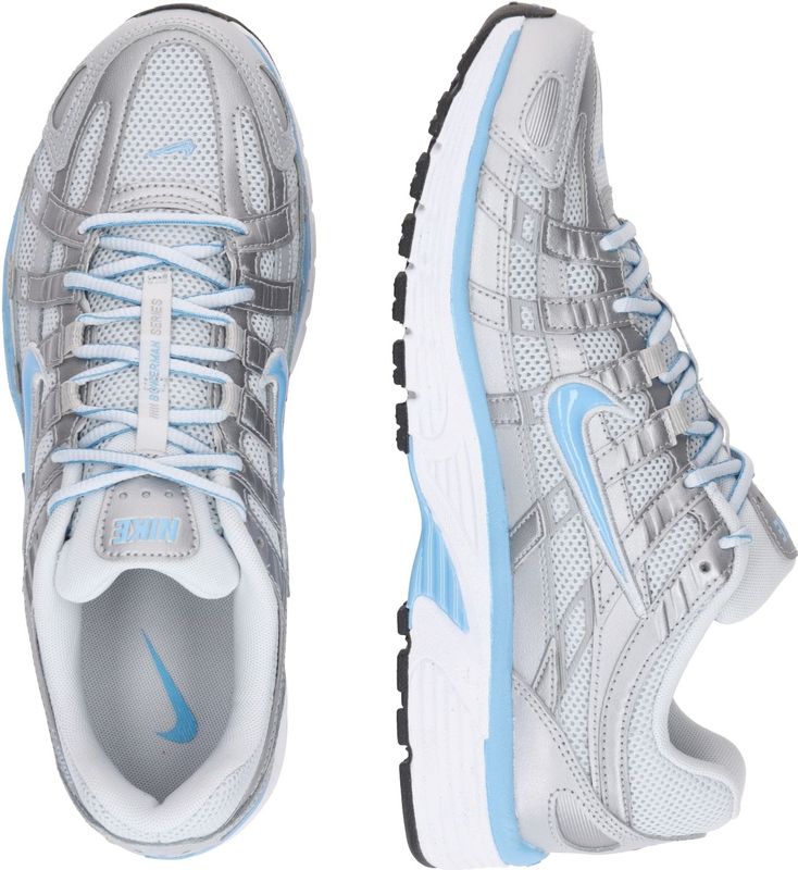 Nike - P-6000 - Schoenen - Grijs - Mesh en Leer - Ventilerend