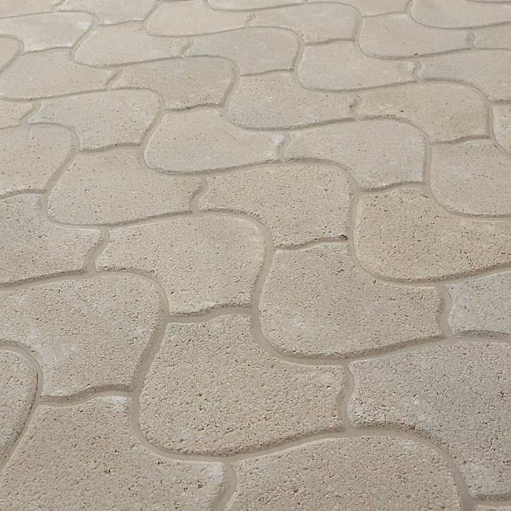 Pavé Tulipe ton pierre, ép.5 cm