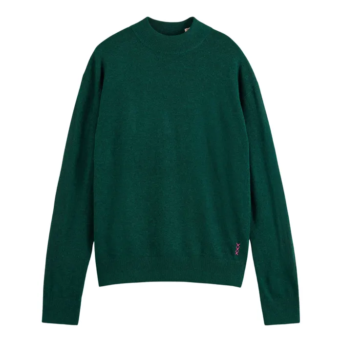 Scotch & Soda Dropped Shoulder Basic Mock Trui Heren