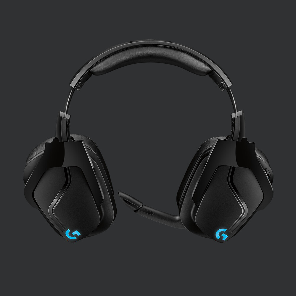 Logitech G935 - Trådløs 7.1 Over-Ear Gaming Headset Med Lightsync Belysning